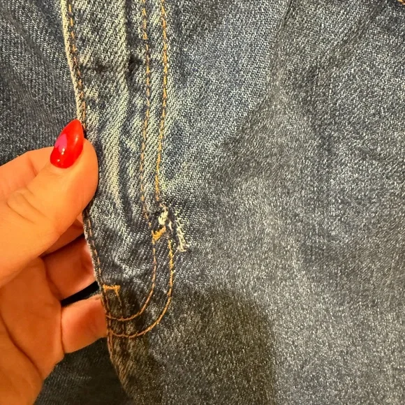 Topshop Moto Blue Denim Skirt – Women’s 2 – EUC / Excellent Cond - Picture 7 of 9